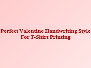 Love Letters for Your T-Shirt